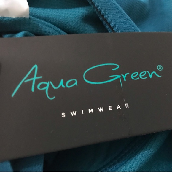 Aqua Green Romper, Women's Keyhole Blouson (5 Star) Style - Picture 4 of 11